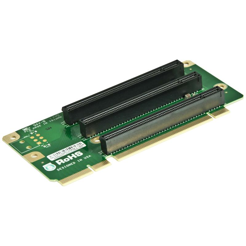 Supermicro RSC-R2UT-3E8R 2U RHS Riser Card - PCI-E x16 PCI-E x8 