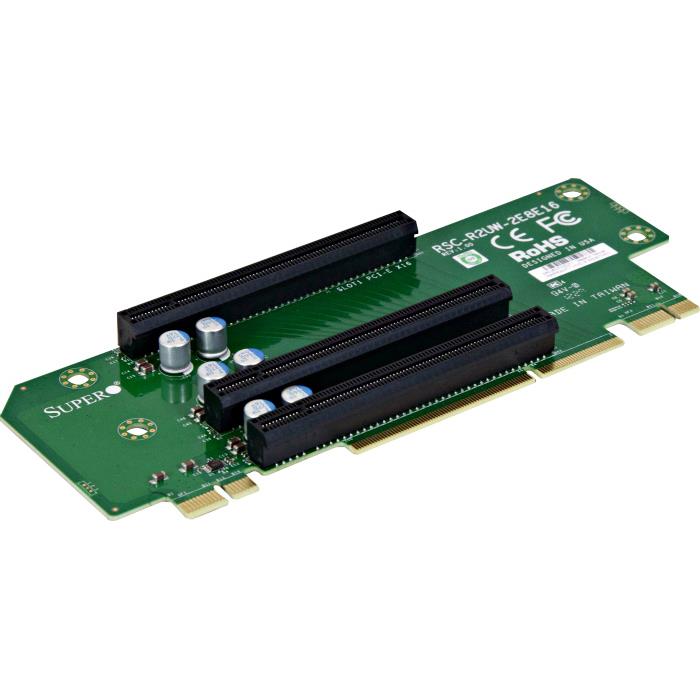 Supermicro RSC-R2UW-2E8E16 2U Left Hand Side WIO Riser Card