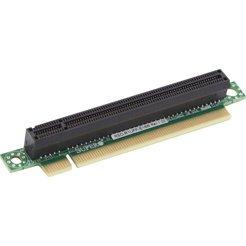 Supermicro RSC-R1UFF-E16R 1U FatTwin Right-Side Passive Riser Card - 1x PCI-E x16 Signal and 1x PCI-E x16 Output