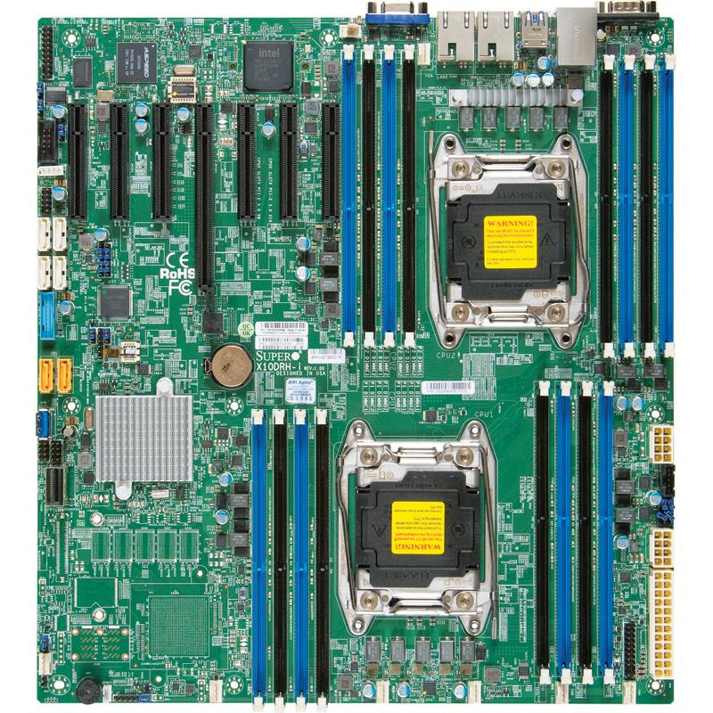Supermicro X10DRH-i Motherboard S-2011 R3 for 2x E5-2600 v3