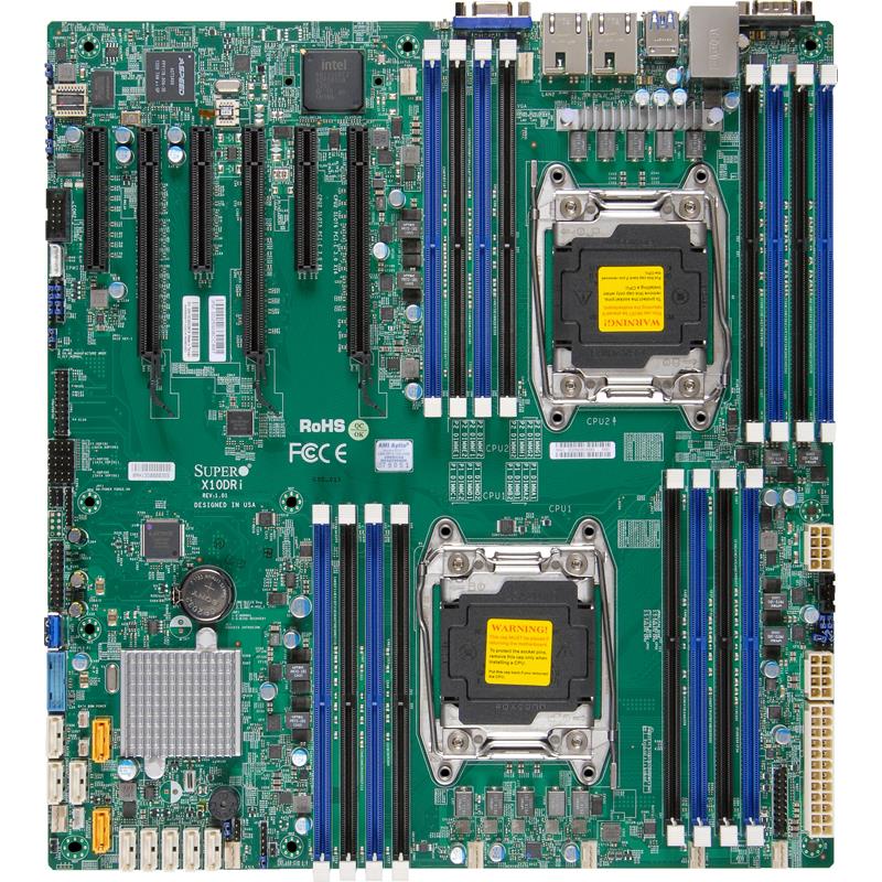 Supermicro X10DRi Motherboard S-2011 R3 for 2x E5-2600 v3