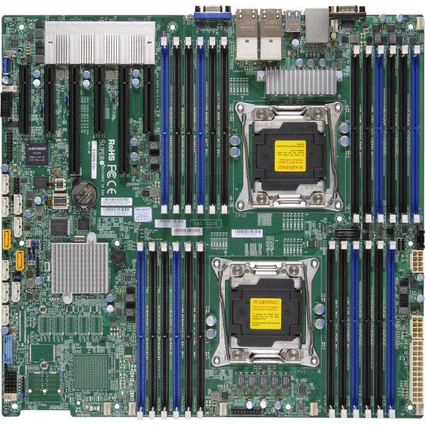 Supermicro X10DRi-T4+ Motherboard EE-ATX S-2011 R3 For 2x E5-2600 v3