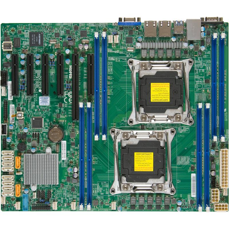 Supermicro X10DRL-i Motherboard ATX Intel C612 Chipset with Dual Intel Xeon E5-2600 v4/v3 Sockets