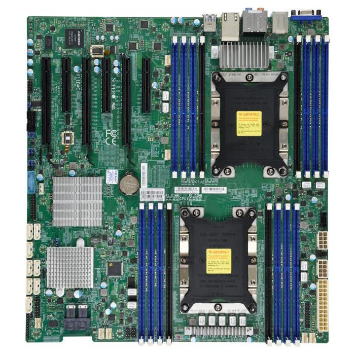 Supermicro X11DAC Motherboard E-ATX Dual Socket LGA-3647 (Socket P) Intel Xeon Scalable Processors Including 2nd Generation Models