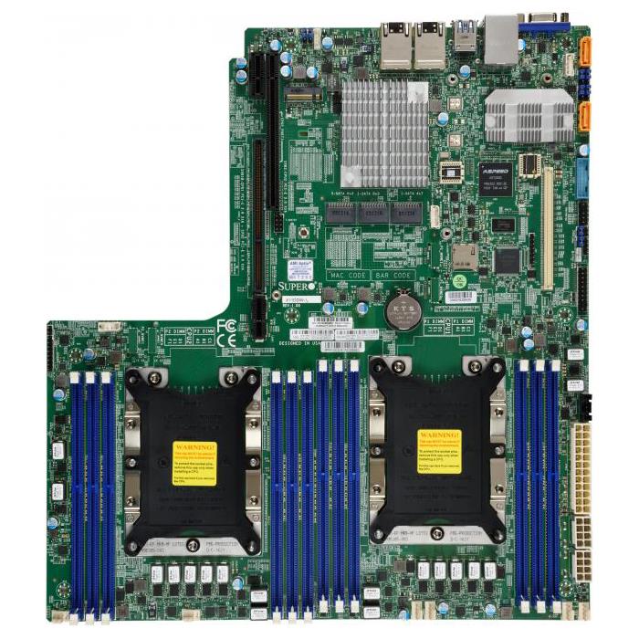 Supermicro X11DDW-L Motherboard Proprietary WIO Dual Socket LGA-3647 (Socket P) Intel Xeon Scalable Processors Including 2nd Generation Models