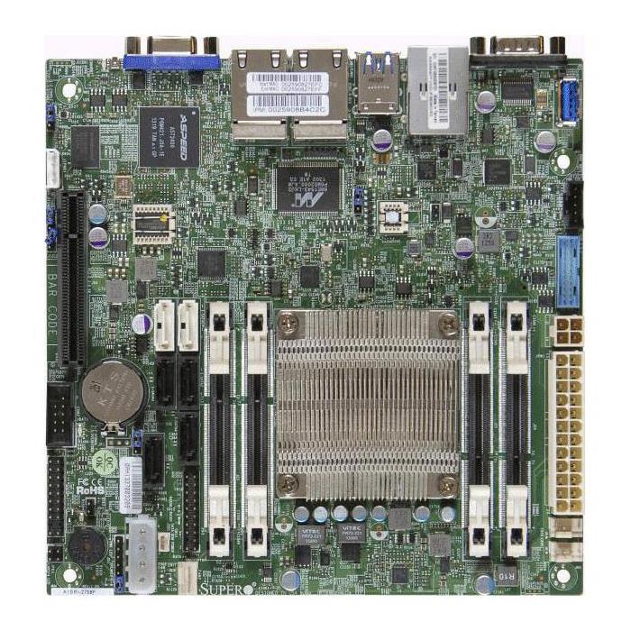 Supermicro A1SAi-2550F Motherboard Mini-ITX w/ Intel Atom C2550