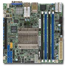 Supermicro X10SDV-4C-TLN4F Motherboard Mini-ITX SoC Intel Xeon D-1518 4-Core, Single Socket FCBGA 1667