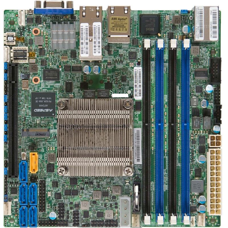 Supermicro X10SDV-16C-TLN4F Motherboard SoC Xeon D-1587 16-Core, FCBGA 1667    