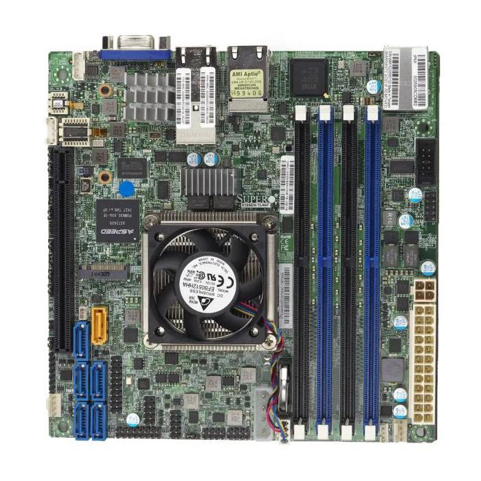Supermicro X10SDV-4C+-TLN4F Motherboard Mini-ITX SoC w/ Intel Xeon D-1518 4-Core, Single Socket FCBGA 1667    