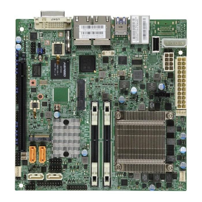 Supermicro X11SSV-M4F Motherboard mini-ITX Socket H4 (LGA 1151) Intel Xeon processor E3-1585 v5 Socket FCBGA14 supported     