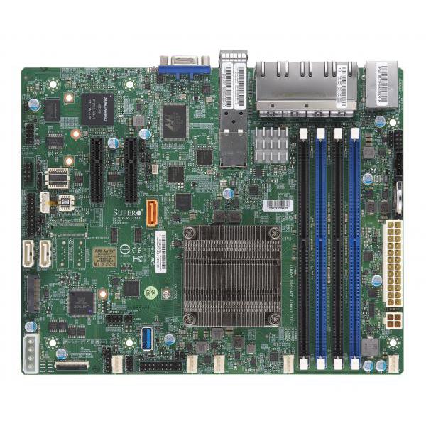 Supermicro A2SDV-4C-LN10PF Motherboard Intel Atom processor C3558 4-Core