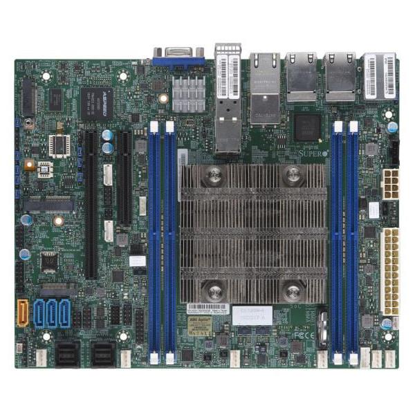Supermicro X11SDV-4C-TP8F Motherboard Flex ATX Intel Xeon D-2123IT, 4-Core SoC (System on Chip)