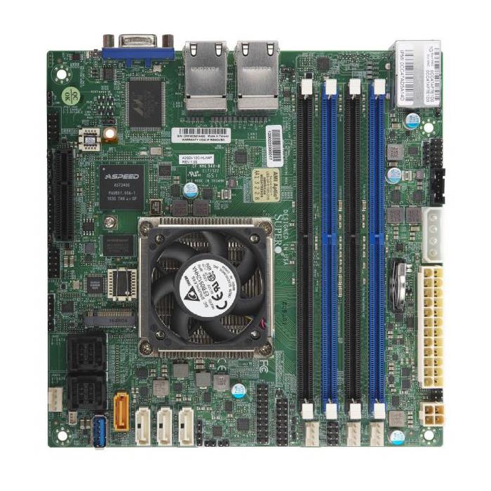 Supermicro A2SDI-8C+-HLN4F Motherboard Intel Atom processor C3758 8-Core