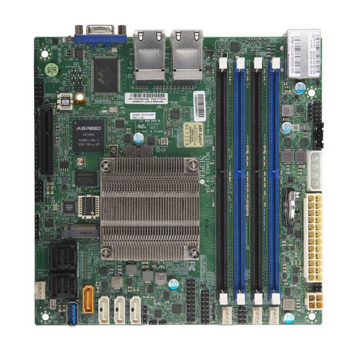 Supermicro A2SDI-8C-HLN4F-O Motherboard Intel Atom Processor C3758, FCBGA1310 2-Core