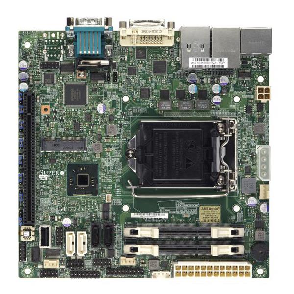 Supermicro X10SLV-Q Motherboard mini-ITX S-1150 f/ Xeon E3-1200