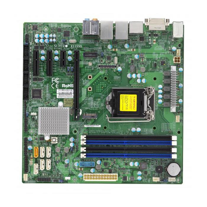 Supermicro X11SSQ Motherboard micro-ATX Socket H4 (LGA 1151) for Intel 6th Gen Core i7/i5/i3 series, Intel Celeron, Intel Pentium processors