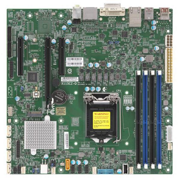 Supermicro X11SCZ-Q Motherboard uATX Single Socket H4 (LGA 1151)