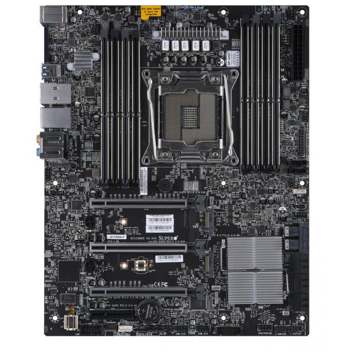 Supermicro X11SRA Motherboard ATX for Intel Xeon W, Socket FCBGA2066, up to 512GB Reg ECC RDIMM in 8 DIMM slots