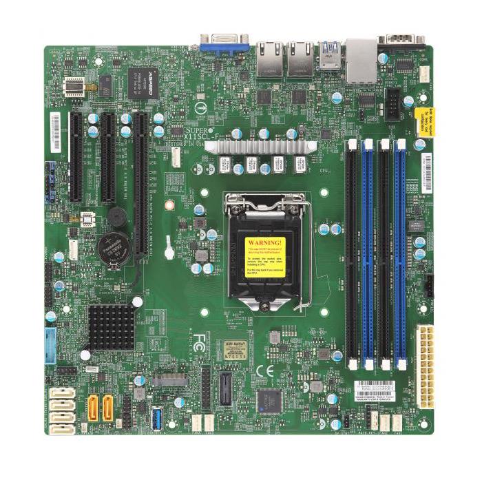 Supermicro X11SCL-F Motherboard Micro-ATX Single Socket H4 (LGA 1151)