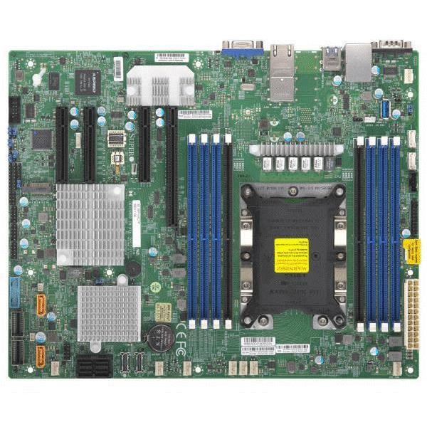 Supermicro X11SPH-NCTF-O Motherboard ATX Single Socket LGA-3647 (Socket P) Intel Xeon Scalable Processors Including 2nd Generation Models
