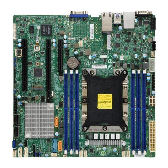 Supermicro X11SPMFO Motherboard microATX Single Socket LGA3647 (Socket P) Intel Xeon Scalable