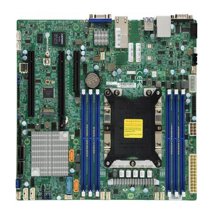 Supermicro X11SPM-TF-O Motherboard microATX Single Socket LGA-3647 (Socket P) Intel Xeon Scalable Processors Including 2nd Generation Models