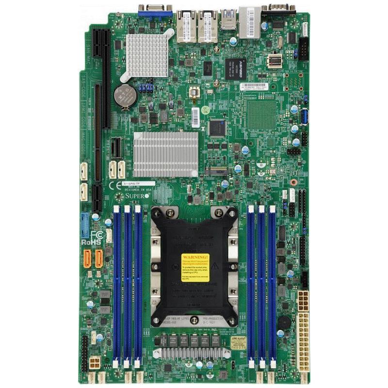 Supermicro X11SPW-TF-O Motherboard Proprietary WIO Single Socket LGA-3647 (Socket P) Intel Xeon Scalable Processors Including 2nd Generation Models