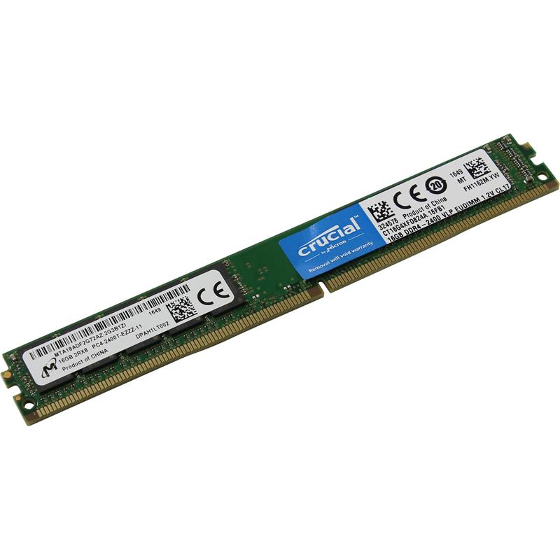Micron MTA18ADF2G72AZ-2G6E1 Memory 16GB DDR4 2666MHz UDIMM - MEM-DR416L-CV02-EU26