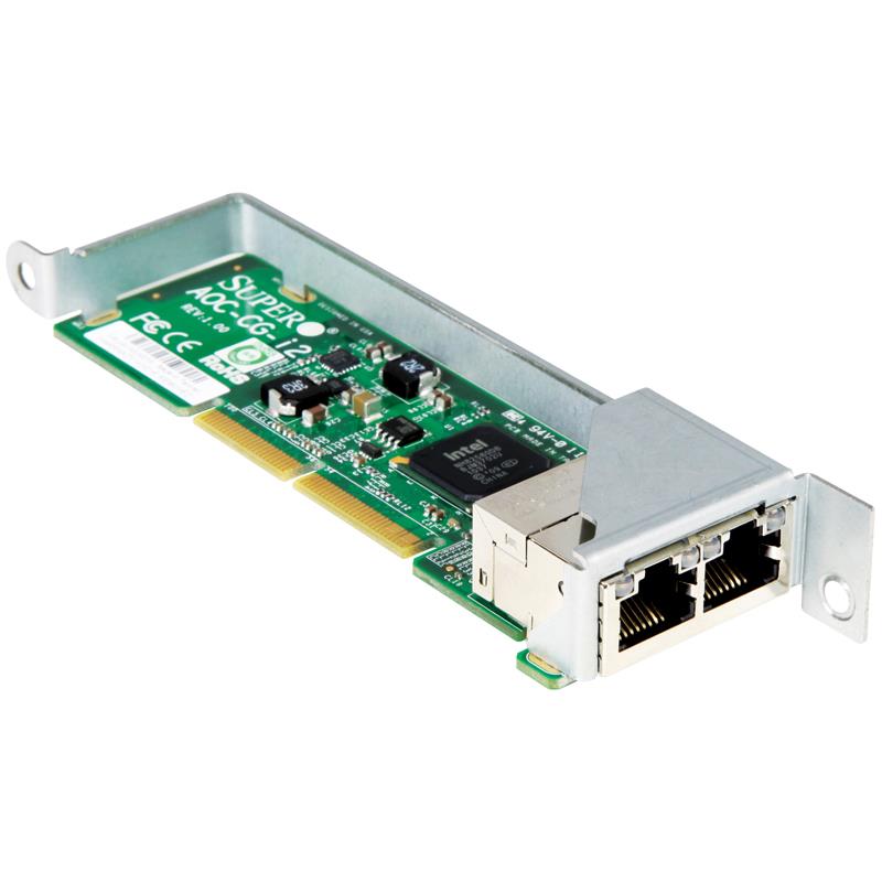 Supermicro AOC-CGP-i2 2-Port Gigabit Micro-LP Ethernet Adapter