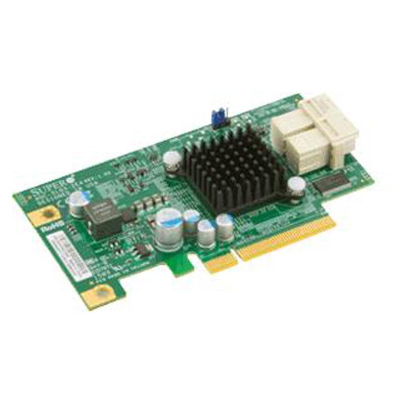 Supermicro 2-Port NVMe Gen3 PCIe x8 HBA, AOC-SLG3-2E4