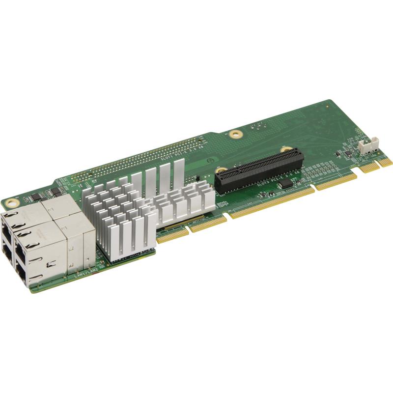Supermicro AOC-2UR6-i4XT 2U Ultra Riser 4-port 10Gbase-T, Intel X540