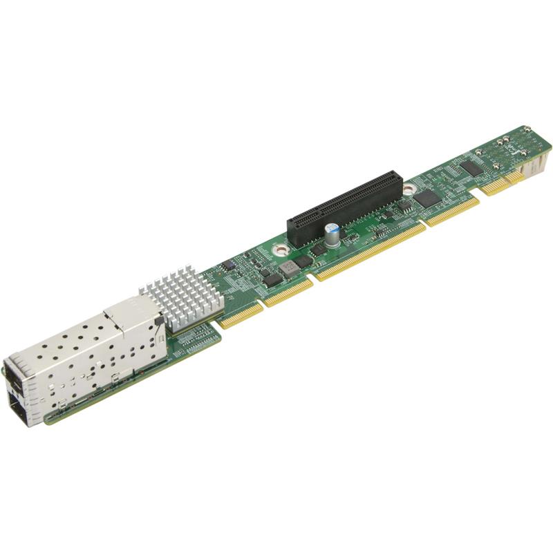Supermicro AOC-URN2-i2XS 1U Ultra Riser -2 10G SFP+, 2 NVMe ports