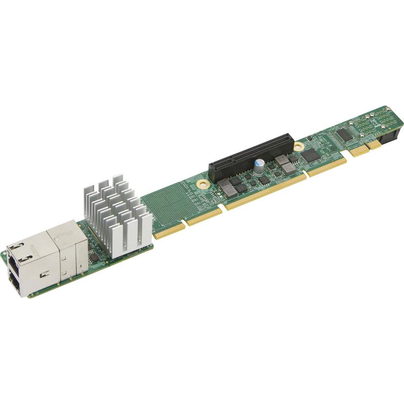 Supermicro AOC-URN2-i2XT 1U Ultra Riser 2 10Gbase-T, 2 NVMe ports