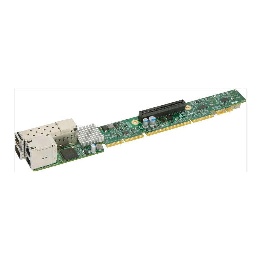 Supermicro AOC-URN2-I4GXS-O 1U Ultra Riser with 2 GbE/2 SFP+/2 NVMe