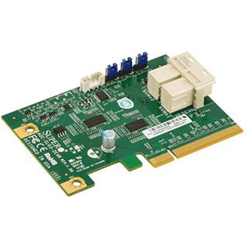 Supermicro 2-Port NVMe Gen3 PCIe x8 HBA, AOC-SLG3-2E4R