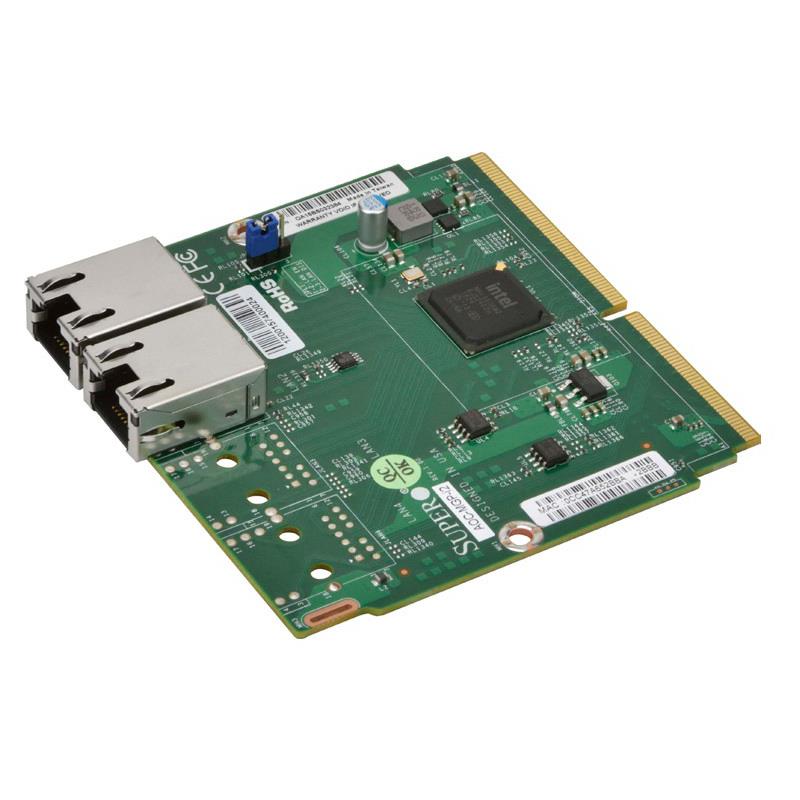 Supermicro AOC-MGP-I2 2-Port Gigabit Ethernet Controller Card - Super I/O Module (SIOM) Form Factor  