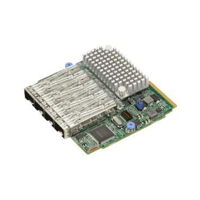 Supermicro AOC-MTG-I4SM 4-Port 10GbE SFP+  Ethernet Controller Card - Super I/O Module (SIOM) Form Factor
