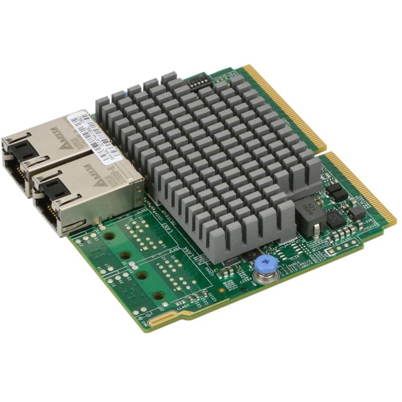 Supermicro AOC-MTG-I2T SIOM 2-port RJ45 10GBase-T Ethernet Adapter - Intel X550 Controller