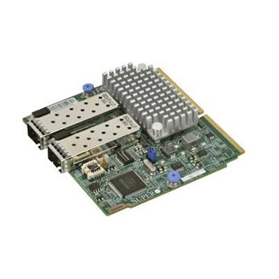 Supermicro AOC-MTGN-I2SM 2-Port 10 Gigabit Ethernet Controller, Super I ...