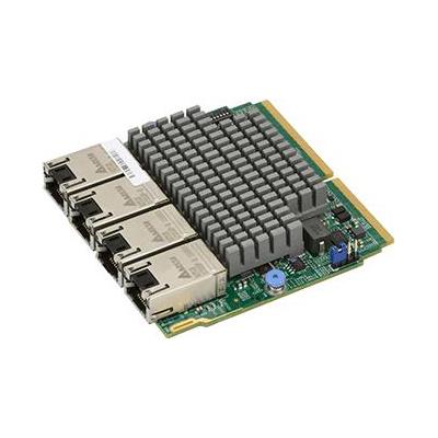 Supermicro AOC-MTG-i4TM SIOM 4-port 10GBase-T Ethernet Adapter - Intel X550 10GbE Controller with integrated MAC and PHY  