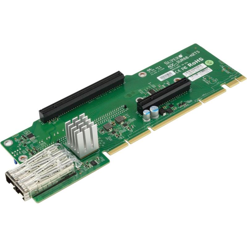 Supermicro AOC-2UR68-M2TS-O 2U Ultra Riser 2-port 25GbE SFP28 Mellanox ConnectX-4 Lx EN