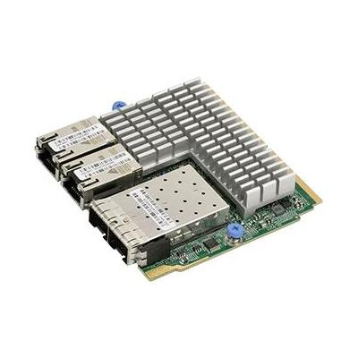Supermicro AOC-MH25G-M2S2TM SIOM 2-port 25GbE SFP28 Mellanox CX-4 Lx EN and 2-port 10GbE RJ45 Intel X550