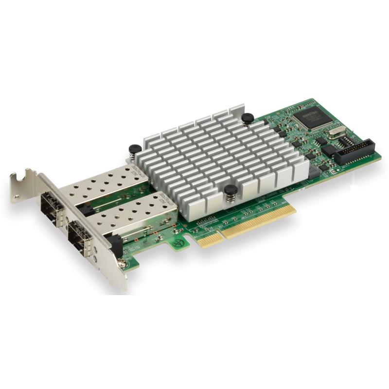 Supermicro AOC-S25G-I2S Standard Low Profile 2-port 25GbE SFP28 Network Adapter - Intel XXV710 Chipset, PCI-E 3.0 x8