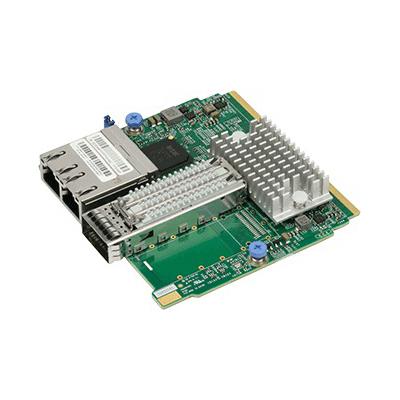 Supermicro AOC-MHIBF-M1Q2GM-O SIOM 1-Port InfiniBand FDR Adapter - Mellanox ConnectX-3 Pro and Intel i350, InfiniBand FDR controller