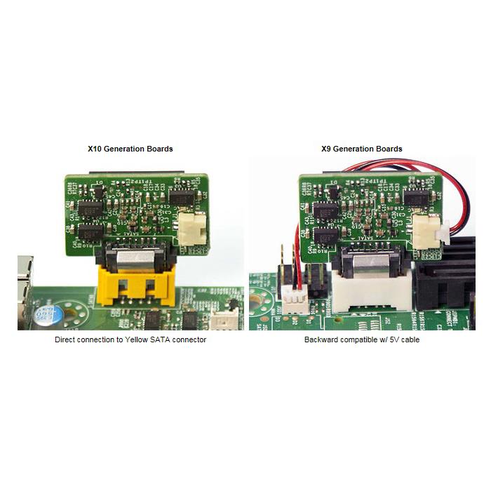 Supermicro SSD-DM016-SMCMVN1 SATA DOM 16GB SATA 6Gb/s Internal, 1DWPD - Plugs Into SATA Connector on Motherboard