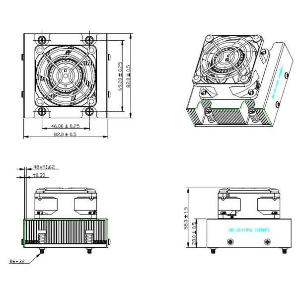 Supermicro SNK-C0111AP4L Processor Heatsink Active