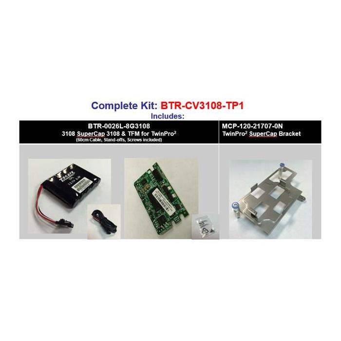 Supermicro BTR-CV3108-TP1 CacheVault Flash Cache Protection