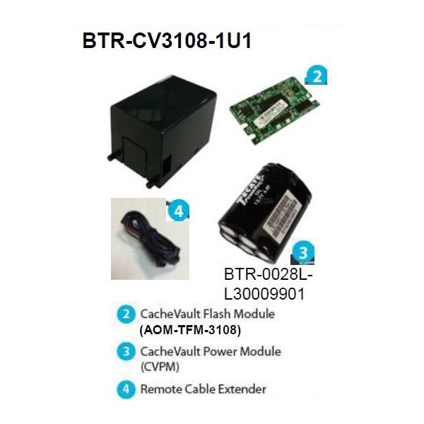 Supermicro BTR-CV3108-1U1 CacheVault Flash Cache Protection