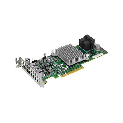 Supermicro 8-Port SAS3 12Gb/s & SATA3 6Gb/s Gen3 PCIe x8 IT HBA, Broadcom 3008 AOC-S3008L-L8e
