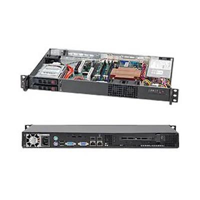 Supermicro CSE-510T-200B 1U Server Chassis 200W Multi-output Power Supply